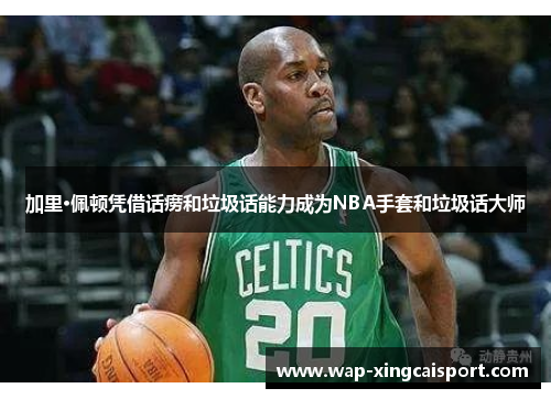 加里·佩顿凭借话痨和垃圾话能力成为NBA手套和垃圾话大师