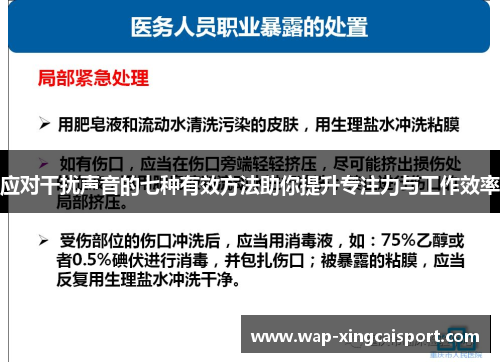 应对干扰声音的七种有效方法助你提升专注力与工作效率